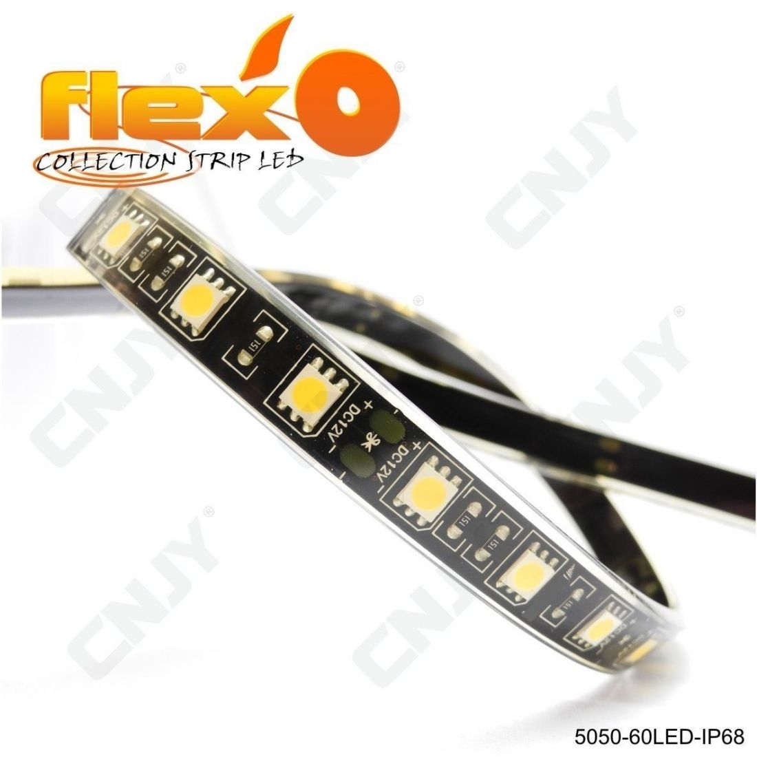 Bande led flexible ORANGE adhésive étanche CNJY® FLEX'O 12V DC