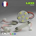 1 PANNEAU ADHESIF AVEC PRISE C5W 12V A 3 LED SMD 31MM