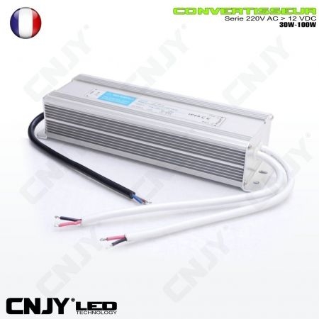 TRANSFORMATEUR CONVERTISSEUR DE TENSION 220V AC - 12V DC 3.2A 40W