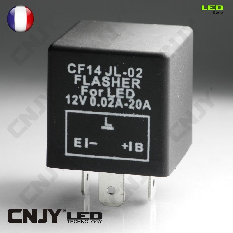 12v led lumière clignotants 3 broches cf15 jl-02 voiture électronique relais  clignotant relais