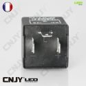 RELAIS POUR CENTRALE CLIGNOTANTE - CORRIGE LE CLIGNOTEMENT RAPIDE APRES MONTAGE DE LED MODEL 3 BROCHES CF14 -JL02