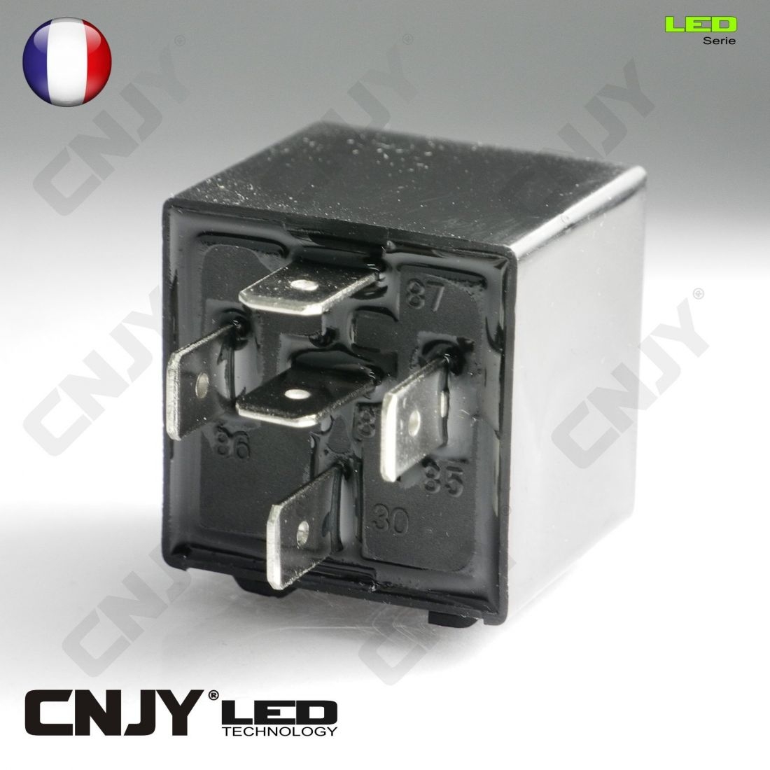 Qiilu relais de voiture 5 broches 12 V 40 A 5 pièces automobile