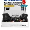 KIT DE CONVERSION HID H7-BALLAST AC CANBUS 5 TECHNOLOGIE+ SYSTEME ANTI PARASITE HAUTE PERFORMANCE AMPOULE 35W - 12V PX26D 