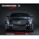 FEUX DE JOUR DIURNE SCORPION'S STYLE DS3 10x 1W LED CHROME - KIT DRL INCLU 