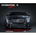 FEUX DE JOUR DIURNE SCORPION'S STYLE DS3 10x 1W LED CHROME - KIT DRL INCLU 