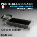 PORTE CLEF SOLAIRE PERSONNALISABLE - AUTO-MOTO-MARQUE - PUBLICITAIRE - CADEAU DE FIN D'ANNEE ENTREPRISE.
