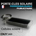 PORTE CLEF SOLAIRE PERSONNALISABLE - AUTO-MOTO-MARQUE - PUBLICITAIRE - CADEAU DE FIN D'ANNEE ENTREPRISE.