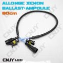 ALLONGE POUR MONTAGE DE KIT DE CONVERSION XENON HID RALLONGE AMPOULE BALLAST 60CM