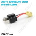 CABLE ANTI ERREUR ODB H4 POUR LE MONTAGE DE KIT DE CONVERSION XENON HID H4 BIXENON HI/LOW