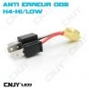 CABLE ANTI ERREUR ODB H4 POUR LE MONTAGE DE KIT DE CONVERSION XENON HID H4 BIXENON HI/LOW