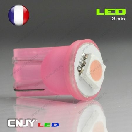 Ampoule led W5W T10 rose 12V