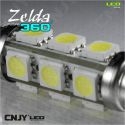 AMPOULE LED AUTO NAVETTE C10W 42mm 360° ZELDA FULL 12SMD 5050 -AUTO-MOTO-REMORQUE-CARAVANE -PLAFONNIER-ECLAIRAGE DE PLAQUE