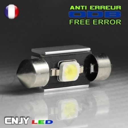 Ampoule led navette C5W 36mm RGB 256 couleurs multicouleur avec  télécommande CNJY.