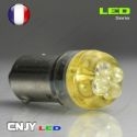 1 AMPOULE LED BA9S T4W A 4 LED RONDE 24V POLARISEE PLAFONNIER VEILLEUSE ECLAIRAGE DE PLAQUE CAMION