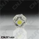 1 AMPOULE LED CAMION BA9S T4W 24V DC POLARISEE 5 LED SMD BLANC 6000K 