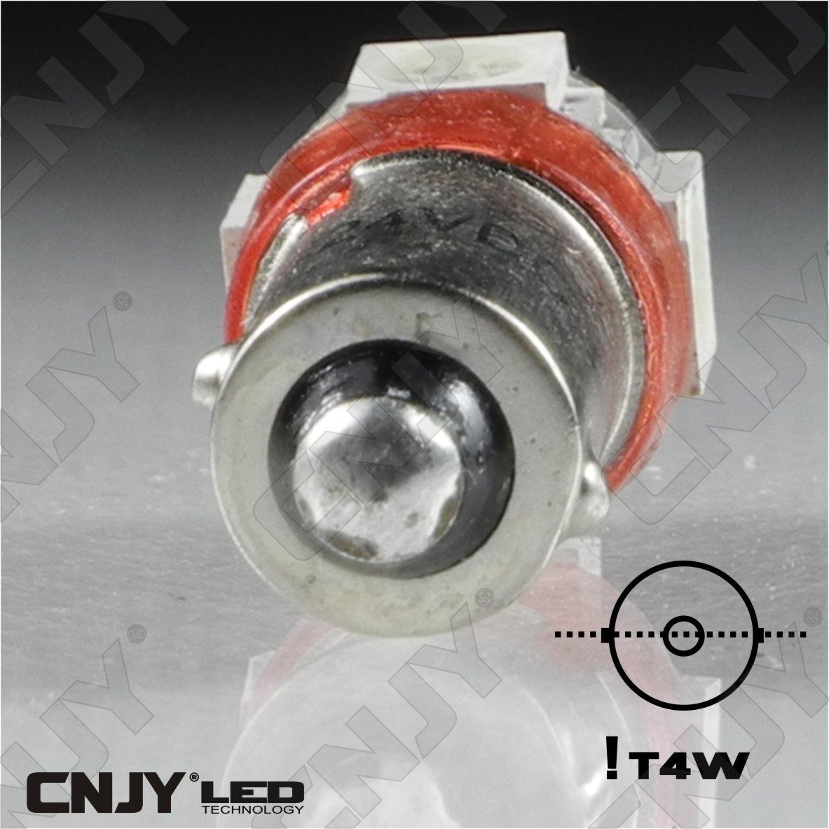 ampoule,light,bulb,led,truck,camion,ba9s,t4w,9mm,24v,dc,polarisee,5,led,smd,blanc,6000k