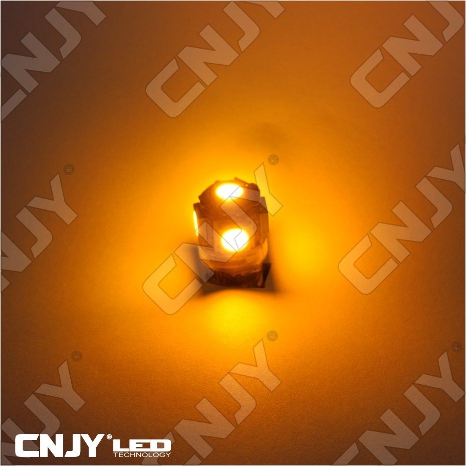 ampoule,light,bulb,led,truck,camion,ba9s,t4w,9mm,24v,dc,polarisee,5,led,smd,orange,naranja,amber