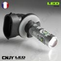 AMPOULE LED AUTO 12V H27-880-881- CREE LED 6000K 25W ANTI BROUILLARD 12mm 