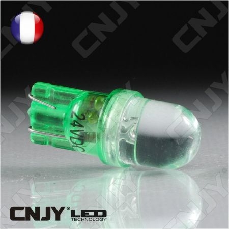 Ampoule led W5W T10 24 SMD ULTRALIGHT® blanc pour veilleuse auto