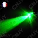 AMPOULE 1 LED VERT CONVEXE T10 W5W 24V DC -CULOT W2.1x9.5D POUR VEILLEUSE, FEUX DE PLAQUE, GABARIT CAMION