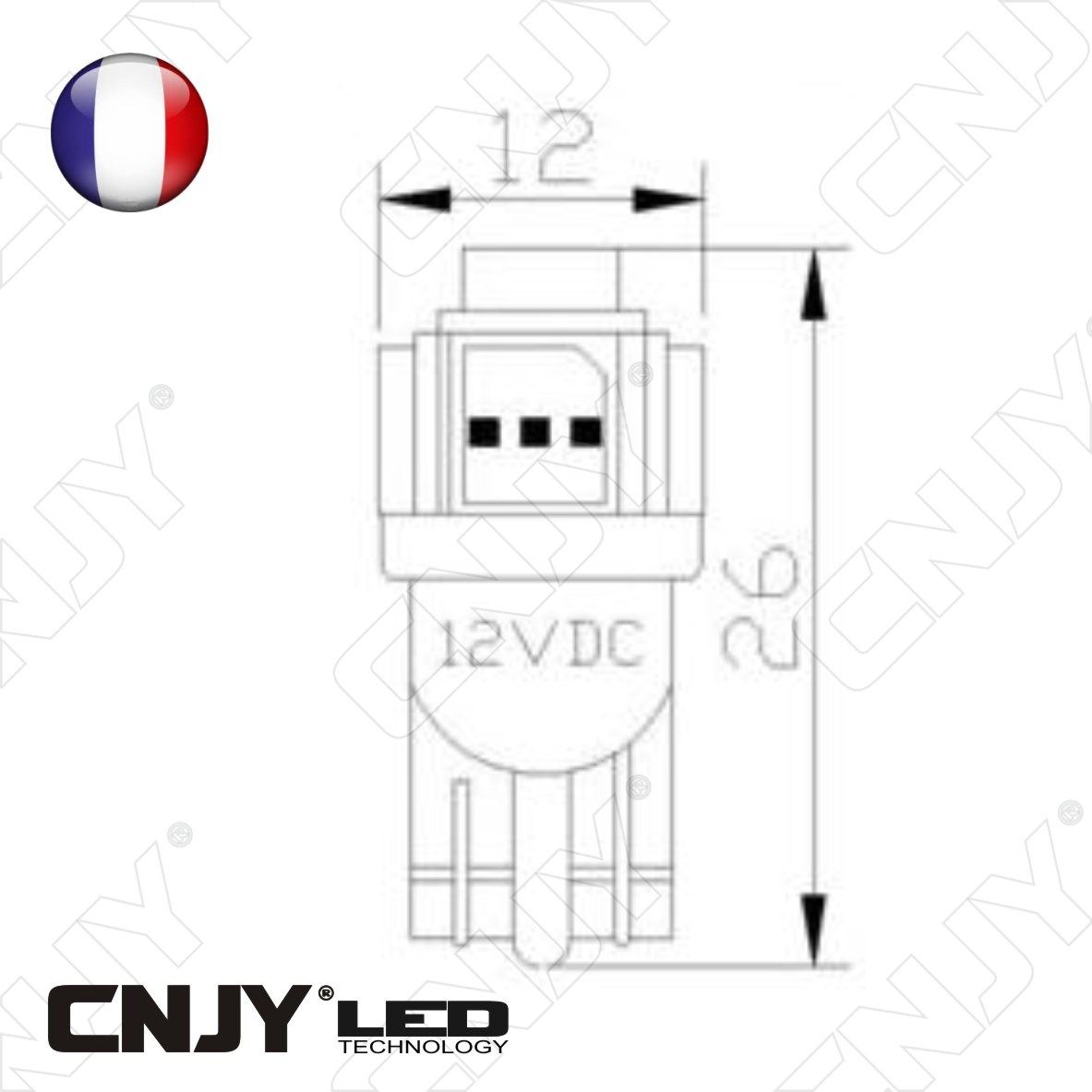 ampoule,5,led,vert,smd,t10,w5w,24v,dc,culot,w2.1x9.5d,pour,veilleuse,feux,de,plaque,gabarit,camion