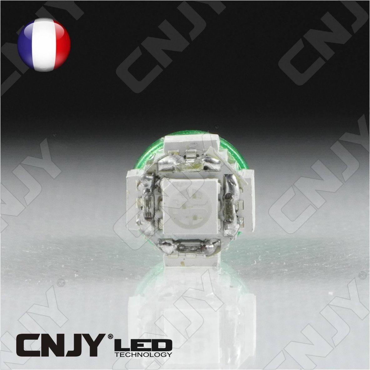 ampoule,5,led,vert,smd,t10,w5w,24v,dc,culot,w2.1x9.5d,pour,veilleuse,feux,de,plaque,gabarit,camion