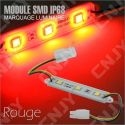 1 MODULE LED CABLE 3SMD 5050 ROUGE ETANCHE IP68 POUR MARQUAGE PUBLICITAIRE TUNING DECORATION 12VDC