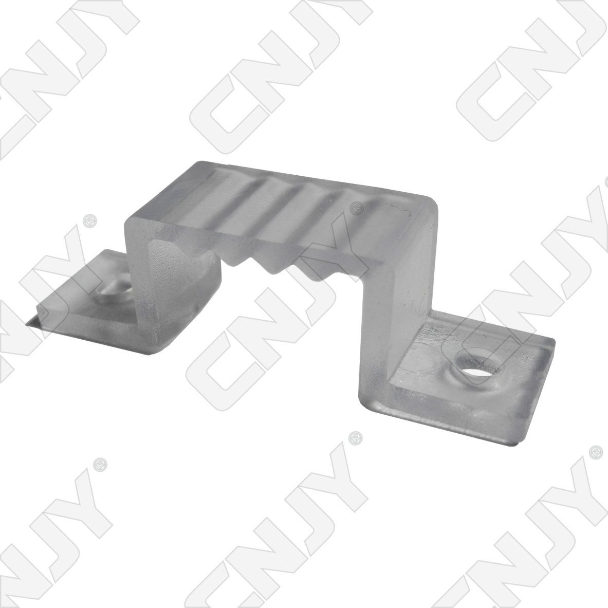 Lot De 10 Cavaliers/Clips En Silicone + Vis Pour Ruban LED 10mm - Fixation