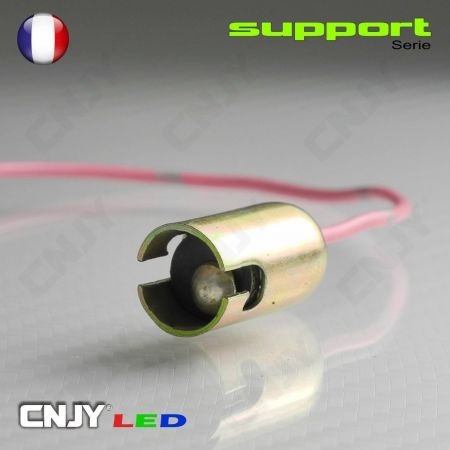 1 SOQUET SUPPORT LED CABLE - POUR AMPOULE T4W BA9S LED