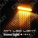 Drône Led Light - Mini feux léger pour éclairage et signalisation led sur drône 12V dc BLANC-ORANGE-BLEU-ROUGE-VERT