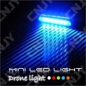 Drône Led Light - Mini feux léger pour éclairage et signalisation led sur drône 12V dc BLANC-ORANGE-BLEU-ROUGE-VERT