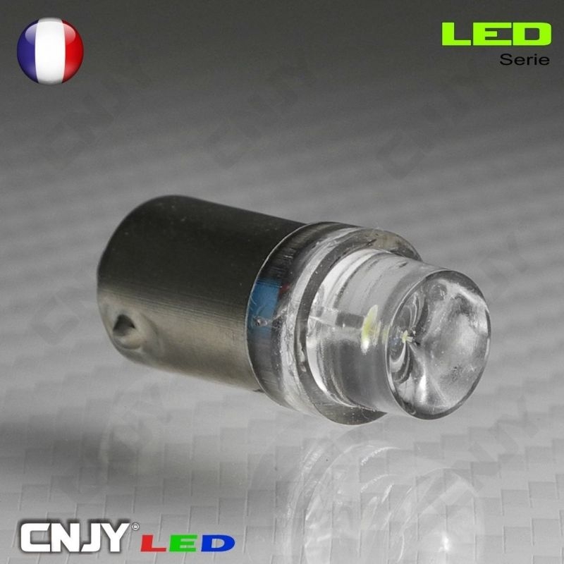 1 AMPOULE BA9S T4W 1 LED CONCAVE 12V POLARISEE