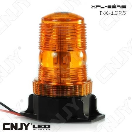 Gyrophare led à éclat 16W orange idéal pour chariot élévateur 12v 24v