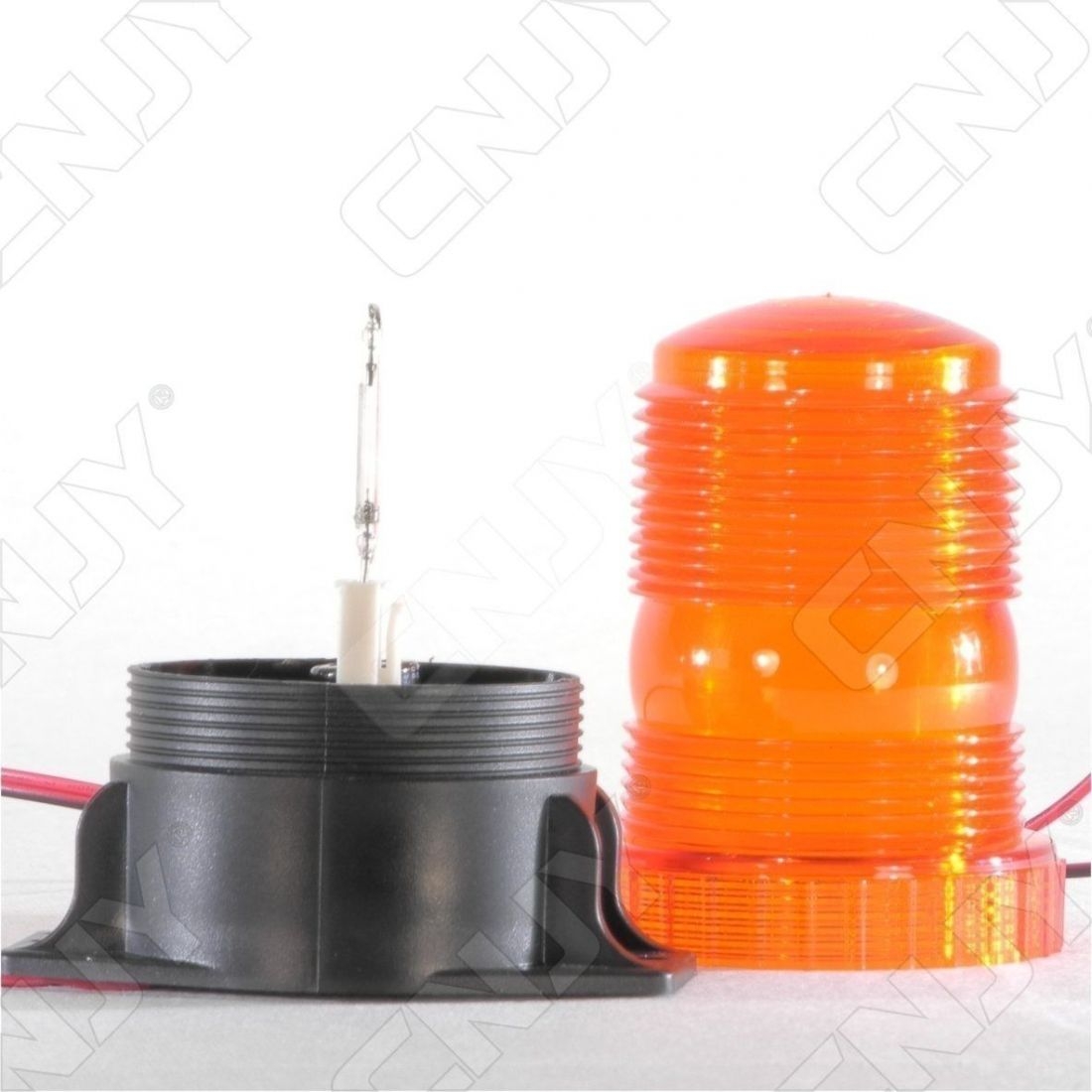 GYROPHARE LED ORANGE-COMPACT 10//110V -SPECIAL CHARIOT ELEVATEUR 12V-24V