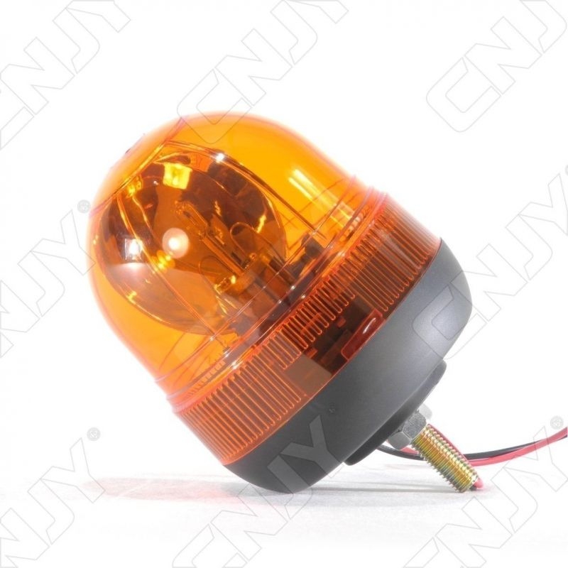 Gyrophare rotatif halogène orange 55w obus à visser ECE R65 12v 24V