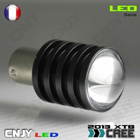 1 AMPOULE 11W LED HLU+CREE BA15S CULOT COMPATIBLE R5W R10W P21W 1156 