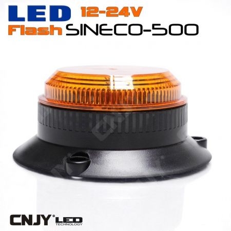 Feux à éclat led orange gyrophare flash orange à visser 12V 24V