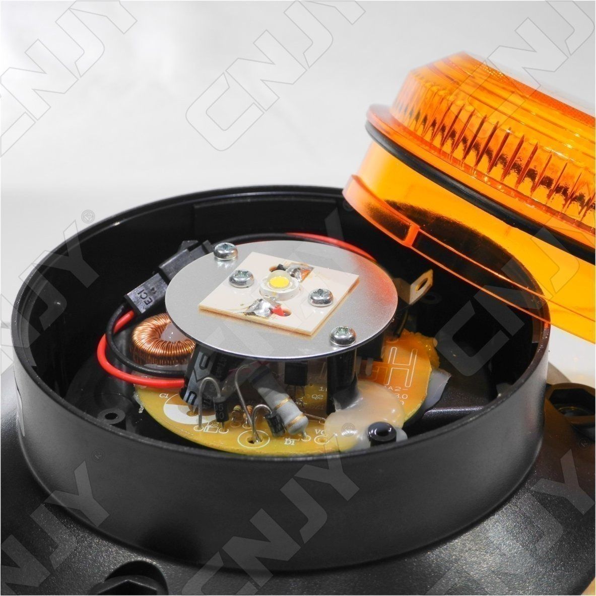 mini,sineco,500,led,flash,gyrophare,orange,de,marquage,sécurité,auto,camion,12v,24v