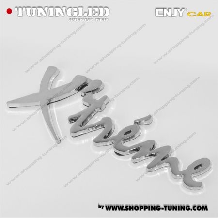 EMBLEME DRAGON 3D CARROSSERIE AUTO ADHESIF CHROME PLASTIQUE ABS HAUTE RESISTANCE