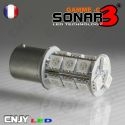 1 AMPOULE SONAR2 27 LED SMD 5050 ANTI ERREUR BA15S CULOT COMPATIBLE R5W R10W P21W 1156 CANBUS ODB