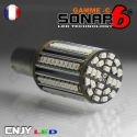 1 AMPOULE SONAR6-C 96 LED SMD HP CANBUS BA15S CULOT COMPATIBLE P21W SPECIAL REPETITEUR ANTI CLIGNOTEMENT RAPIDE