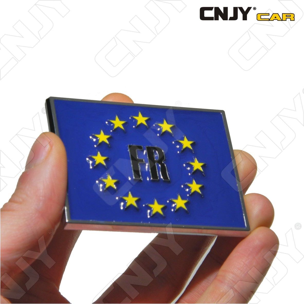 embleme-logo-3d-adhesif-drapeau-eu-europeen-france-auto-adhesif-chrome-plastique-abs-haute-resistance
