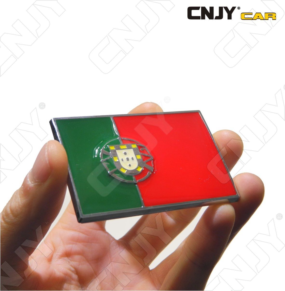 embleme-logo-3d-adhesif-drapeau-portugal-auto-adhesif-chrome-badge-plastique-abs-haute-resistance