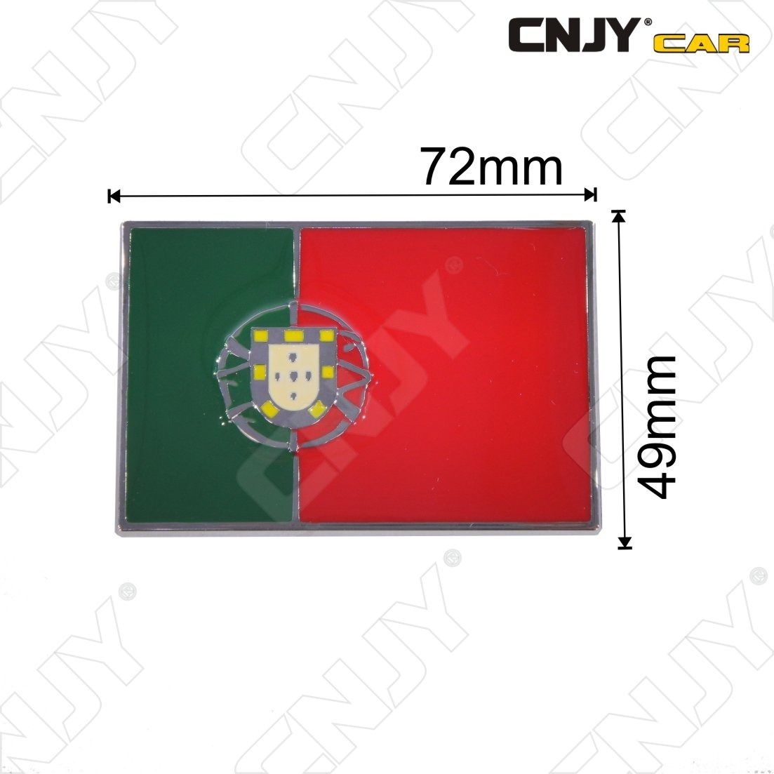 embleme-logo-3d-adhesif-drapeau-portugal-auto-adhesif-chrome-badge-plastique-abs-haute-resistance