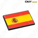 EMBLEME LOGO 3D ADHESIF DRAPEAU ESPAGNOL ESPANA SPAIN FLAG AUTO ADHESIF CHROME BADGE PLASTIQUE ABS HAUTE RESISTANCE