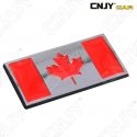 EMBLEME LOGO 3D ADHESIF DRAPEAU CANADIEN CANADA FLAG AUTO ADHESIF CHROME BADGE PLASTIQUE ABS HAUTE RESISTANCE