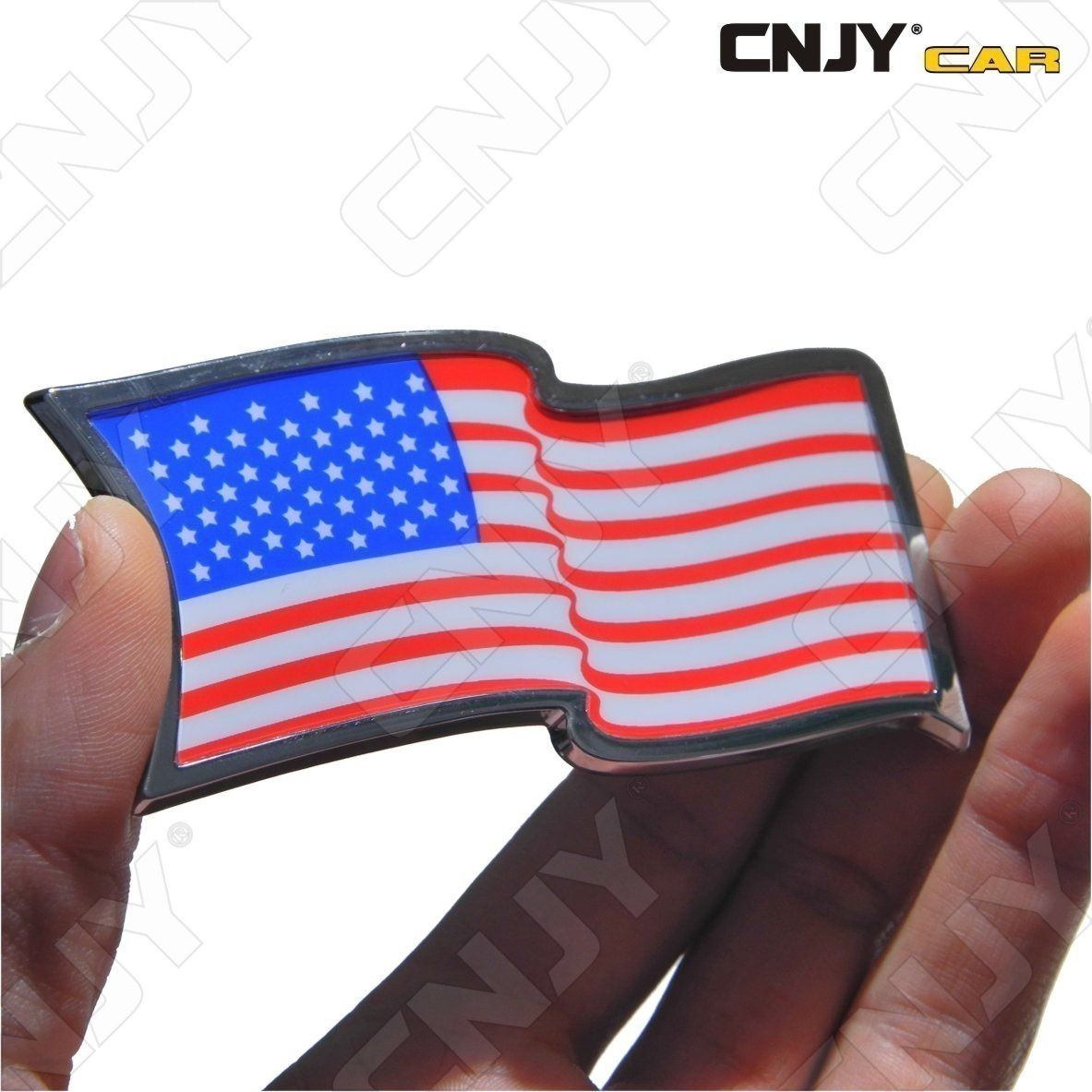 embleme-logo-3d-adhesif-drapeau-flottant-americain-amerique-usa-flag-auto-adhesif-chrome-badge-plastique-abs-haute-resistance