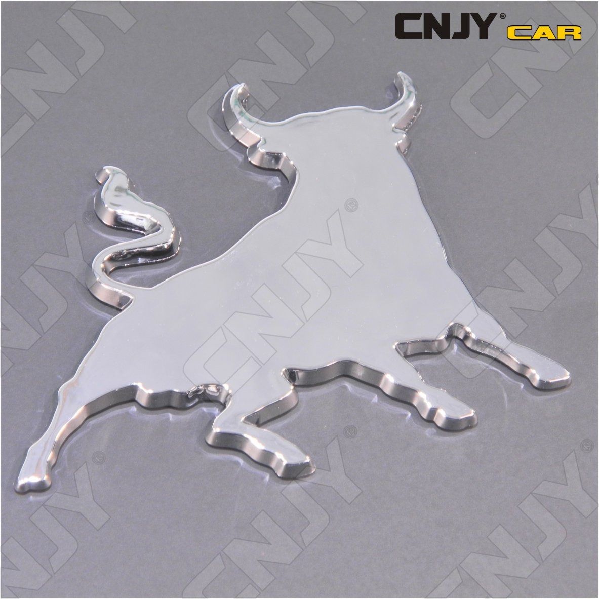 embleme-logo-3d-adhesif-el-toro-taureau-espagnol-espanol-spain-moto-auto-adhesif-chrome-badge-plastique-abs-haute-resistance