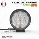 FEUX DE TRAVAIL CNJY LED 40W ROND WORKING LIGHT IP67 CAMION BATEAU 4x4 12 24V