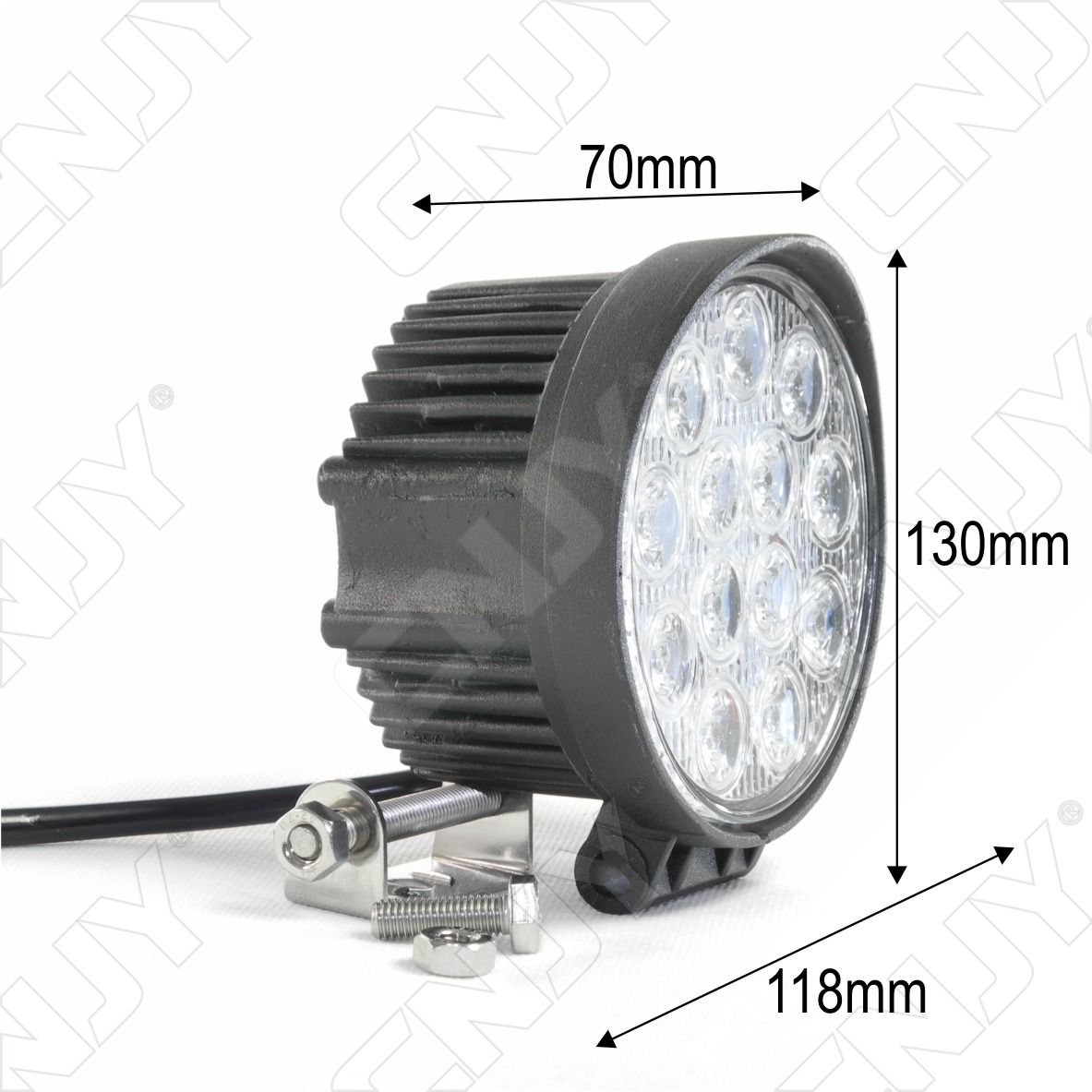 PHARE,DE,TRAVAIL,FEUX,LONGUE PORTEE,LED,4x4,BATEAU,CAMION,TRACTEUR,MINI,PELLE,PROJECTEUR,12V,24V,IP67,40W,WORKING,LIGHT,TRUCK,